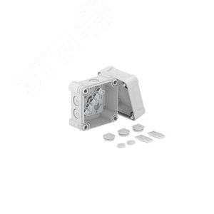 Распределительная коробка X02, IP 67, 95х95х72 мм. с клеммой (X02 T LGR) - OBO Bettermann