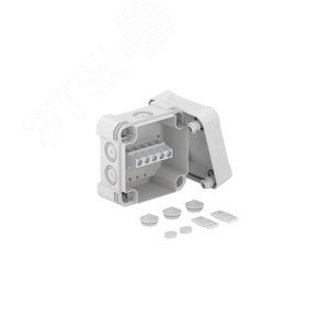Распределительная коробка X04, IP 67, 114х114х78 мм.. с клеммой (X04 T LGR) - OBO Bettermann