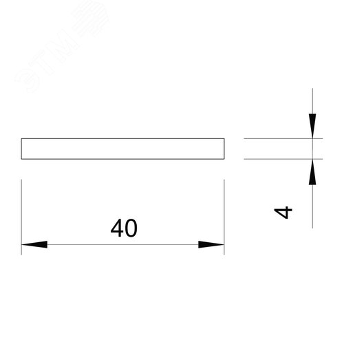 Полоса 40х4мм горячеоцинкованная бухта 40 м (5052 DIN 40X4) 2
