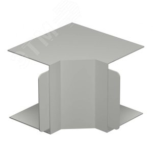 Крышка внутреннего угла кабельного канала WDK 100x130 мм (ПВХ,серый) (WDK HI100130GR) - OBO Bettermann