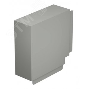 Крышка плоского угла кабельного канала WDK 100x230 мм (ПВХ,серый) (WDK HF100230GR) | 6024653 | OBO Bettermann