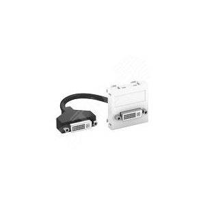 Мультимедийная рамка DVI Modul45 (черный) (MTG-DVI F SWGR1) | 6104757 | OBO Bettermann - OBO Bettermann