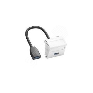 Мультимедийная рамка USB 3.0 A-A Modul45 (черный) (MTS-U3A F SWGR1) | 6104937 | OBO Bettermann - OBO Bettermann