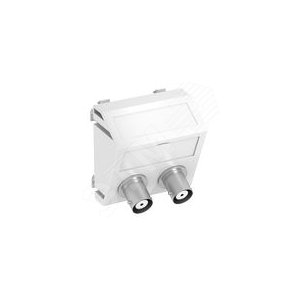 Мультимедийная рамка Audio-BNC Modul45 (белый) (MTS-2BC F RW1) | 6105102 | OBO Bettermann - OBO Bettermann