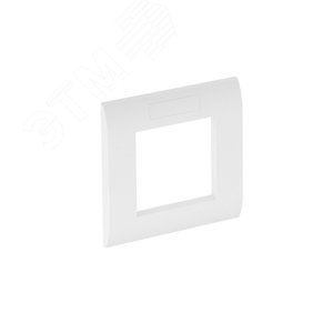 Декоративная рамка S990 для боксов Telitank одинарная (белый) (S990-AFB18 RW) | 6107732 | OBO Bettermann - OBO Bettermann