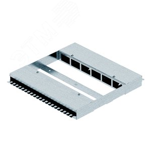 Распределитель энергии для фальш-пола 400x420x50 мм для 2x6 FLF-разъема (сталь) (UV DB CH) | 6108020 | OBO Bettermann - OBO Bettermann