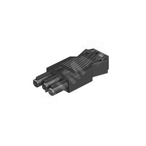 Штекер 3-полюсный Modul45connect (черный) - OBO Bettermann