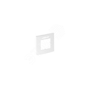 Рамка одинарная Modul45 (с полем д/маркировки,вертик.,84x84 мм,белый) (AR45-BSF1 RW) | 6119338 | OBO Bettermann - OBO Bettermann