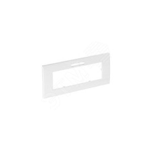 Рамка тройная Modul45 (с полем д/маркировки.,горизонт.,84x185 мм,черный) (AR45-BF3 SWGR) | 6119384 | OBO Bettermann - OBO Bettermann