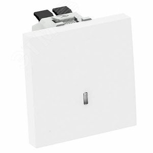 Переключатель 1-полюсный с подсветкой, 10 A / 250 В (белый) (WS-UKL RW1) - OBO Bettermann