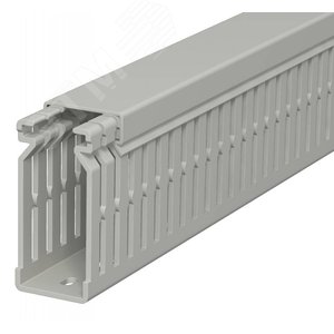 Распределительный кабельный канал LK4 N 60x25x2000 мм (ПВХ, серый) - OBO Bettermann
