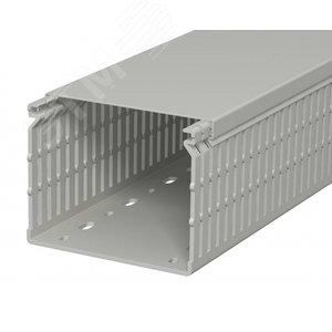Распределительный кабельный канал LK4 N 80x100x2000 мм (ПВХ, серый) - OBO Bettermann
