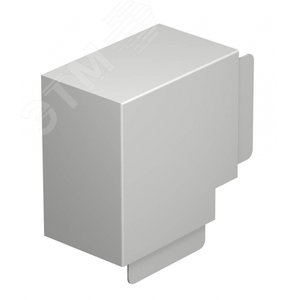 Крышка плоского угла кабельного канала WDK 100x130 мм (ПВХ,светло-серый) (WDK HF100130LGR) - OBO Bettermann