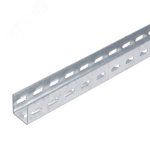 Рейка профильная U-образная 50x50x1100 горячий цинк 2