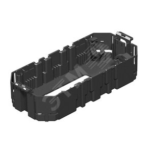 Монтажная коробка GB2 BL с большим отверстием (полиамид,черный)