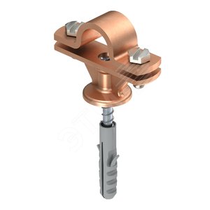 Держатель молниеприемного стержня, с фланцем (113 B-HD-16) - OBO Bettermann