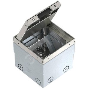 Лючок UDHome2 пустой (без выемки под н/п) сталь нерж. 140х140х110 мм (UDHOME2 GV) - OBO Bettermann