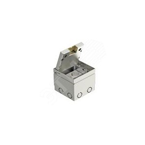 Лючок укомплектованный UDHome2 (с выемкой под н/п) 125x125x110 мм (UDHOME2 V V) - OBO Bettermann