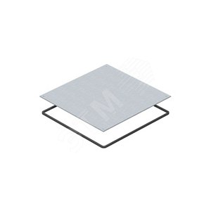 Заглушка монтажного основания UZD250 влагозащитная 282x282x4 мм (сталь) (DUF 250-2)