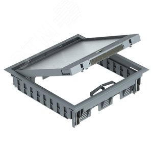 Лючок GES9-3B U (универсальный) 12xModul45 (полиамид,серый) (GES9-3B U 7011) | 7405077 | OBO Bettermann - OBO Bettermann