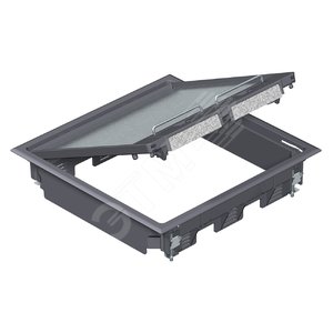 Лючок GES9U (универсальный) 12xModul45 (полиамид,черный) (GES9 U 9011) - OBO Bettermann