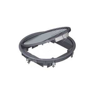 Лючок GESR9 SRU (универсальный) 12xModul45 (полиамид,черный) (GESR9 SR U 9011) | 7405516 | OBO Bettermann - OBO Bettermann