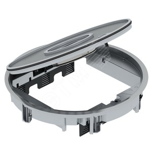 Лючок GRAF9-2 с выемой под напольное покрытие 3 мм (серебристый) (GRAF9-2 BA3) | 7405743 | OBO Bettermann - OBO Bettermann