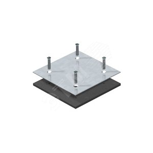 Заглушка для монтажного отверстия Telitank 100x100x3 мм (сталь) (DAT F) | 7407076 | OBO Bettermann - OBO Bettermann