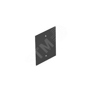 Крышка глухая для напольного бокса Telitank 71x88 мм (ПВХ, черный) (T12L P01S 9011) - OBO Bettermann