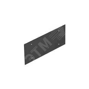 Крышка глухая для напольного бокса Telitank 213x88 мм (ПВХ, черный) (T12L P03S 9011)