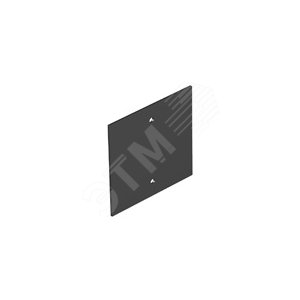 Крышка глухая для напольного бокса Telitank 94.5x88 мм (ПВХ, черный) (T12L P05S 9011) - OBO Bettermann