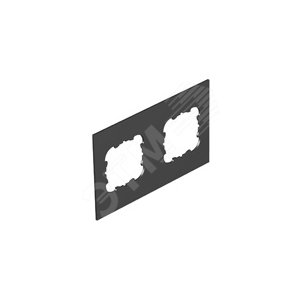 Крышка для напольного бокса Telitank на 2 устройства EKR 142x88 мм (ПВХ,черный) (T12L P2S 9011) | 7408180 | OBO Bettermann - OBO Bettermann
