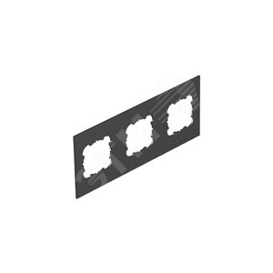 Крышка для напольного бокса Telitank на 3 устройства EKR 213x88 мм (ПВХ,черный) (T12L P3S 9011) | 7408188 | OBO Bettermann - OBO Bettermann