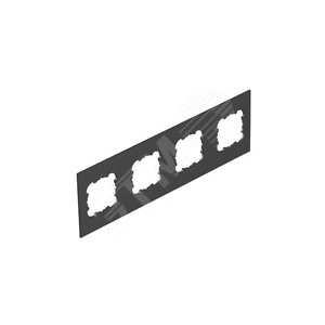 Крышка для напольного бокса Telitank на 4 устройства EKR 284x88 мм (ПВХ,черный) (T12L P4S 9011) | 7408196 | OBO Bettermann - OBO Bettermann