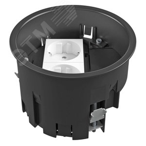 Монтажная коробка для лючка GES R2 120х85 мм (с розеткой VDE, полиамид) (7408832) - OBO Bettermann