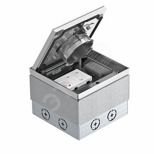 Лючок UDHOME2 140x140x110 мм (алюминий) - OBO Bettermann
