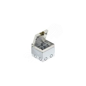 Лючок UDHOME2 с выемкой под н/п (пустой,нерж.сталь) 125x125x110 мм (UDHOME2 V) - OBO Bettermann
