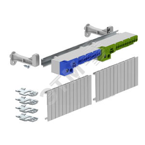 Быстрозажимные клеммы для распред. щитка на 12 модулей (KLS-SDB 12S)