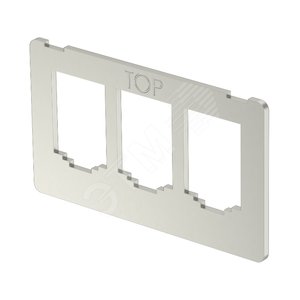 Монтажная пластина для 3 телекоммуникационных модулей (тип В) (MPK 3B) - OBO Bettermann