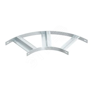 Секция угловая 90гр. 100мм горячий цинк (SLZB 90 100 FT)