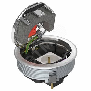 Лючок GESRC2 HS N (фальш-пол, хром) (GESRC2 HS N) - OBO Bettermann