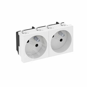 Розетка двойная 33° франц. стандарт, 250 В, 16A (оранжевый) (STD-F3 ROR2) | 6120244 | OBO Bettermann - OBO Bettermann