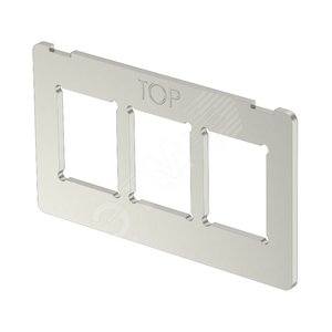 Монтажная пластина для 3 телекоммуникационных модулей (тип С) (MPK 3C) - OBO Bettermann