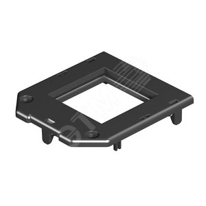 Рамка для электроустановочных изделий Modul45 82.5x76 мм (полиамид,черный) - OBO Bettermann