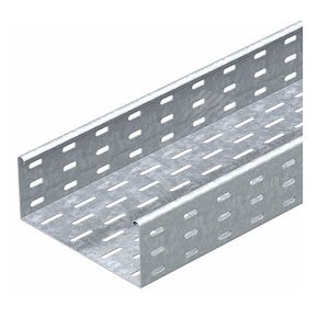 Кабельный листовой лоток перфорированный 85x200x3000. Тип: MKS 820 FT горячий цинк