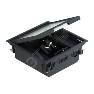 Лючок GES9-2U (универсальный) 12xModul45 (полиамид, серый) (7405058) - OBO Bettermann