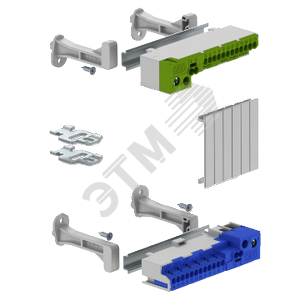 Быстрозажимные клеммы для распред. щитка на 5 модулей