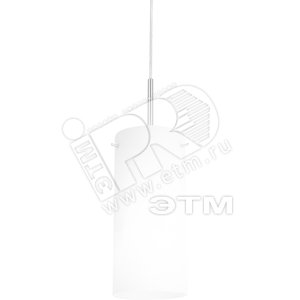 Светильник 1xE14х40W подвесной D10хH22-120 230V никель матовый/стекло - Globo Lighting