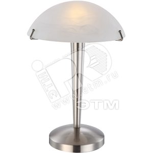 Светильник настольный 1xLEDx4W D22х32.5 incl. 400lm никель матовый/стекло (21410) - Globo Lighting