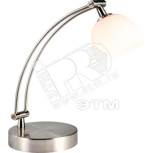 Светильник настольный 1xG9х40W H34х28 230V incl. touch диммер никель/стекло - Globo Lighting